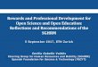 Rewards and Professional Development for Open Science · PDF fileOpen Science and Open Education: Reflections and Recommendations of the ... guide including good-practice examples