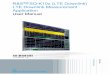 R&S FSQ-K10x LTE Downlink Measurement Application · PDF fileLTE Downlink Measurement Application User Manual ... R&S®FSQ-K100 EUTRA / LTE FDD Downlink Measurement Application 