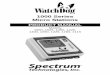 1000 Series Micro Stations - Spectrum · PDF file3 Thank you for purchasing a WatchDog 1000 Series Micro Station. NOTE: All models of the 1000 Series stations have four external ports