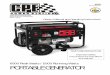 PORTABLE GENERATOR - Equipment Rev 41111-20090414 1 Introduction Congratulations on your purchase of a Champion Power Equipment generator. CPE designs and builds generators to strict