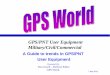 GPS/PNT User Equipment Military/Civil/Commercial User Equipment Military/Civil/Commercial 7 May 2013 Why GPS World and Not IDA? 21 years of Global PNT Receiver Survey Data – Largest