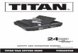 SAFETY AND OPERATING MANUAL - Free Instruction · PDF filesafety and operating manual original instructions titan tile cutter 500w ttb336tcb. titan tile ... additional safety rules