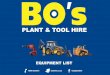 PLANT  TOOL HIRE -    saws metal cut off saws jigsaws blowers - electric  petrol back pack blowers hilti guns impact wrench - electric road broom - 2 stroke space heater