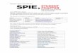 SPIE-IISc Chapter report 2016-2017 About SPIE-IISc Chapter report 2016-2017 About SPIE-IISc Chapter: Since the inauguration of the SPIE-IISc chapter in August 2010, the chapter has