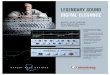 Legendary Sound digitaL eLegance - Steinberg · PDF fileLegendary Sound digitaL eLegance ... preamplifiers and a pickup construction for taylor guitars. Since 2005 arn consultants