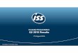 Investor Presentation Q2 2015 Results - zonebourse.com A/S... · Investor Presentation Q2 2015 Results ... As a result, you should not rely on these forward-looking statements. ISS