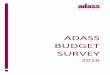 ADASS Budget survey · PDF file3 FOREWORD The annual ADASS Budget Survey is an authoritative analysis of the state of adult social care finances drawn from the experiences of current