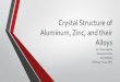 Crystal Structure of Aluminum, Zinc, and their Alloysyataiiya/E45/PROJECTS/MicroStru… ·  · 2014-12-08Crystal Structure of Aluminum, Zinc, and their Alloys By: Omar Fajardo Sebastian