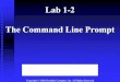Lab 1-2 The Command Line Prompt - University of Kentuckyakali2/ET127/Lab1-2.pdf · Lab 1-2 The Command Line Prompt ... Command Line Command Prompt ... Directs the Windows 2øøø