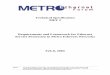 MEF 2 - Requirements and Framework for Ethernet Service ... · 13.4 SONET/SDH indications ... Protection in Metro Ethernet Networks (MEN) 