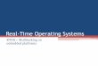 Real-Time Operating Systems - Department of Computer tinoosh/cmpe311/notes/R2015-07-29Real Time Operating Systems â€¢Operating systems - Solving problems using organized tasks