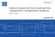 Hybrid system for free cooling from compressor ...effsysexpand.se/wp-content/uploads/2015/10/P15_Hybrid-system-for... · KTH ROYAL INSTITUTE OF TECHNOLOGY Hybrid system for free cooling