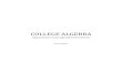 COLLEGE ALGEBRA - Vancouver Math and Statistics tutor and Log. notes Paul Dawkins.pdf · College Algebra . Exponential and Logarithm Functions . Introduction In this chapter we are