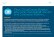 Cisco CloudCenter Solution Use Case: Automated overview Cisco public Overview In the digital economy, fast development and deployment of applications is critical to success. To thrive