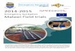 Completed and future Malawi field work leaflet - S(P)EEDKITS and future... · Emergency Faecal Sludge Treatment Field Trials Jan – Apr 2014 in Blantyre, Malawi Three Emergency Faecal
