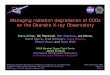 Managing radiation degradation of CCDs on the Chandra … · • Archival-data-based CRM ... Managing radiation degradation of CCDs on the Chandra X-ray Observatory ... – FI-CCD