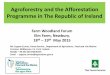 Agroforestry and the Afforestation Programme in The ... · Agroforestry and the Afforestation Programme in The Republic of ... pedo-climatic and environmental conditions, forestry