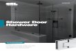 Shower Door Hardware - C. R. Laurence - Welcome to CR … · CRL offers the largest variety of Frameless Shower Door Hardware in the glass ... Sliding Shower Door Kits 16-18 U-Channels