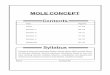 Contents Concept.pdf · Contents Syllabus MOLE CONCEPT ... Law of definite proportion ... avogadro's hypothesis A-1. The charge on 1 gram ions of Al3+ is : (N