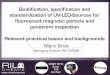 Qualification, Specification and standardization of UV … · Qualification, specification and standardization of UV-LED-Sources for ... §Clarification and explanation of the technological