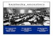 Vol. 39, No. 2 Winter 2003 kentucky ancestors ancestors genealogical quarterly of the kentucky historical society Vol. 39, No. 2 Winter 2003 Kentucky Ancestors (ISSN-0023-0103) is