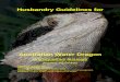 Husbandry Guidelines for Manuals/Published Man… ·  · 2017-10-10offered to the ASZK Husbandry Manuals Register for the benefit of animal welfare and care. Husbandry guidelines