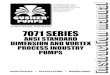 ANSI STANDARD DIMENSION AND VORTEX PROCESS … · ANSI STANDARD DIMENSION AND VORTEX PROCESS INDUSTRY PUMPS GUSHER PUMPS, ... Pump suction and discharge ports must be ... SUCTION