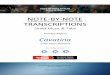 NOTE-BY-NOTE TRANSCRIPTIONSSheet_Music... ·  · 2017-02-08NOTE-BY-NOTE TRANSCRIPTIONS Sheet Music & Tabs Stanley Myers Cavatina (The Deer Hunter) Click to Play Tutorial: Arranged