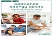 appliance energy costs - Madison, Wisconsin · appliance energy costs operating costs for major household appliances. taking responsibility As an individual, your efficient use of