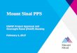 Mount Sinai PPS - New York State Department of Health · Hub Approach Mount Sinai PPS, LLC DSRIP PMO 6 ... The MCOs are subcontracted with Behavioral Health specialty plans. In order