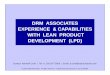 DRM ASSOCIATES EXPERIENCE & CAPABILITIES … & CAPABILITIES WITH LEAN PRODUCT DEVELOPMENT (LPD ... integrate lean design principles into their DFSS ... 13…