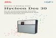 Hycleen Des 30 - Security of drinking water - gfps.com · Security of drinking water Hycleen Des 30 for an environmentally friendly, electroactivated disinfection with sodium hypochlorite
