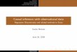 Causal inference with observational data - Boston Collegefm · Causal inference with observational data Regression Discontinuity and related methods in Stata Austin Nichols June 26,