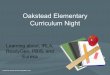 Oakstead Elementary Curriculum Nightoes.pasco.k12.fl.us/wp-content/uploads/oes/2017/08/Curriclum-Night...Oakstead Elementary Curriculum Night Learning about, IRLA, ReadyGen, PBIS,