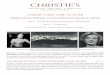 CHRISTIE’S NEW YORK TO OFFER THREE EXCEPTIONAL … · CHRISTIE’S NEW YORK TO OFFER THREE EXCEPTIONAL PHOTOGRAPHS SALES IN APRIL April 3 – The Range of Light: Photographs by