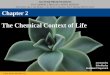 The Chemical Context of Life - Forest Hills Eastern AP Biologyfheapbiology.weebly.com/uploads/3/7/8/0/37804939/... · The Chemical Context of Life Chapter 2 . Overview: A Chemical