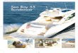 Sea Ray 55 Sundancer - Yachts · test boat was powered by a pair of MAN R6-800 CRM diesels rated at 800 hp each. At a 23-knot cruising speed, ... partment, the Sea Ray 55 Sundancer
