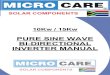 PURE SINE WAVE BI-DIRECTIONAL INVERTER MANUALmicrocare.co.za/wp-content/uploads/2015/01/10-15kW-PSW-Inverter... · PURE SINE WAVE BI-DIRECTIONAL INVERTER MANUAL . 1 ... The Microcare