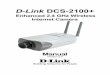 DCS-2000 manual 12-06-02 - D-Link · 3 D-Link DCS-2100+ Internet Camera Power Adapter Installation software and manual on CD Quick Installation Guide Camera Stand Category 5 Ethernet