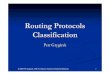 Routing Protocols Classification - cs.vsb.cz · Routing Protocols Classification ... • Classful routing protocol ... in classful routing protocols R1 R2 R3 172.16.1.0/24