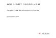 AXI UART 16550 v2 - Xilinx UART 16550 v2.0 5 PG143 October 5, 2016  Chapter 1 Overview The AXI UART 16550 IP core implements the hardware and software functionality of the