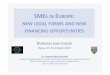 SME SIN EUROPE NEWLEGALFORMSANDNEW … European SMEs 9 Macchiavello -Business Law Course ... innovative fashion and uses its profits primarily ... entrepreneurship funds -EuSEF ; 