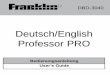 Deutsch/English - University of Delawareudel.edu/~weiher/pdf/3040Englisch.pdf · Deutsch/English Professor PRO ... German-to-English dictionary. Select at the icon menu to go to the