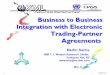 Trading-Partner Integration with Electronic Business to ... · Workflow BP BP BP BP Trading Partner Trading Partner BPF: Business-to-business Protocol Framework Application ... BPF