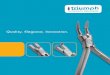 Quality. Elegance. Innovation. - Orthoprofessional · Bending pliers offer a smooth, ... The Triumph Orthodontic Instrument line provides the orthodontic professional an exquisite
