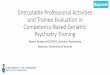 Entrustable Professional Activities and Trainee Evaluation .... Entrustable Professional... · Entrustable Professional Activities and Trainee Evaluation in Competency-Based Geriatric