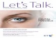 Let’s Talk - BT Broadband · Interview with Marco Gianotten, CEO Giarte and Alrik Hohman, BT Deal architect. ... In this new edition of the Let’s Talk magazine you will read about