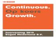 Continuous. Op koers Growth. - Sogeti.nl Jaarverslag... · Outsourcing Performance van Giarte laat zelfs een score zien van maar liefst 91% (2014: 76%). In 2015 zette het economisch
