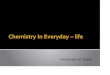 Chemistry in Everyday life - Patuck Education Trustpatuck.edu.in/download/Chemistry-in-Everyday-life.pdf · Chemistry In Everyday – life ... of HCl in stomach are called antacids