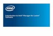 Module: Introduction to Intel® Manager for Lustre* Software · 1. Manual Installations A. Community Lustre* ... Form Close All Clear . ... # Ictl get param j obi d var 